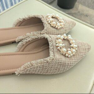 Women's Tweed Mules